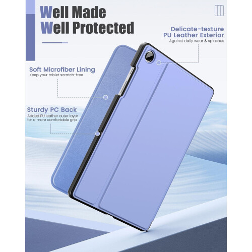 Θήκη συμβατή με Samsung Galaxy Tab A9+ 11-Inch2023, Λεπτή, σκληρή προστατευτική θήκη με πίσω 2