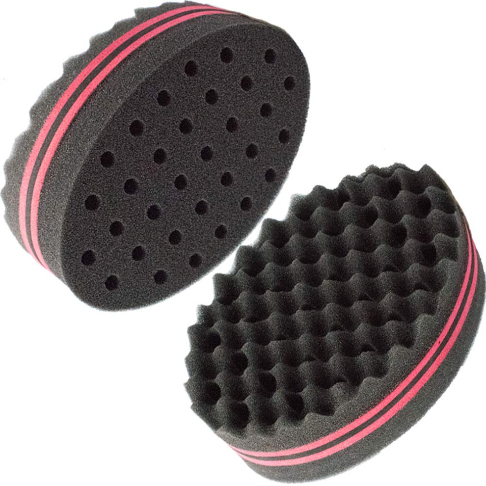 Unisex Hair Twist Sponge With Small Holes For Quick Twist Styling And Defined Afro Curls, 1 Pc