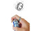 Antistressring med flasköppningsfunktion silver 20,7 mm Silver S 5