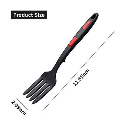 Silicone Flexible Fork,Heat- Fork Tools Safe Kitchen for Mix 1