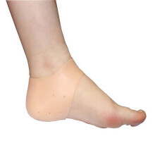 Heel Cushions Gel Heel Sleeves for Pain Relief AntiCrack Moisturizing Socks with Vent Holes