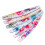 6 PCS Nail Files Set with Flower Pattern Emery Boards, Complete Grit Range 80320 for Manicure 1
