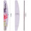 6 PCS Nail Files Set with Flower Pattern Emery Boards, Complete Grit Range 80320 for Manicure 2