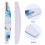6 PCS Nail Files Set with Flower Pattern Emery Boards, Complete Grit Range 80320 for Manicure 5