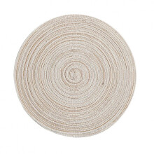YOBOLK 4-Piece 15-Inch Round Woven Placemats, Compatible with Plates, Bowls, Cups - Kitchen Food Storage & Table Runners