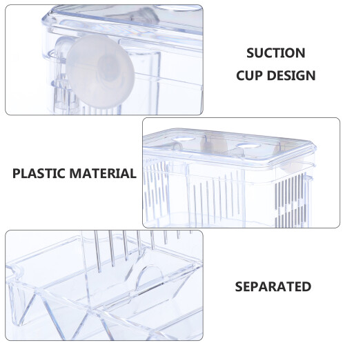 Breeding Tank Transparent Aquarium Box Fish Hatchery Isolation Box 1