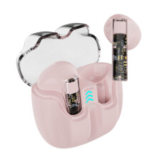 Bezdrátová sluchátka VALSEEL s Bluetooth headsetem, průhledná, polotučná, mini bezdrátová sluchátka do uší, elektronika