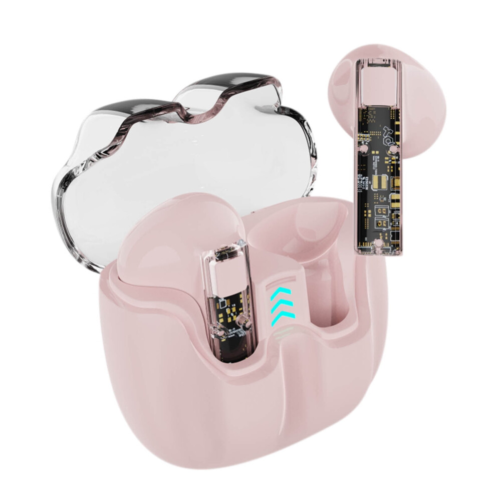 Valseel Wireless Earbuds Bluetooth Headset Transparent Semi In Ear Mini Wireless Bluetooth Headset Electronics 9773935405820