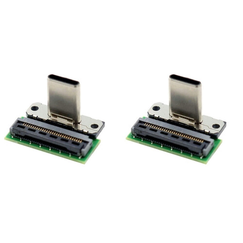 2x Dock-Anschluss, Ladebuchse, USB Typ C, kompatibel mit Switch-Dockingstation, Ersatzteil, Stecker