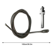 Ruhiku GW Electric Drill Spring Pipe Dredge Tool Dredge Pipe Through Sewer Cleaner Spring Tube Drainage Tool