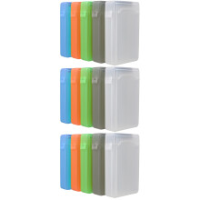 15 Pcs Hard Disk Protection Box Suitcase Hard Drive Case Hdd Storage Box SSD Protector Case Storage Hard Disk Protector