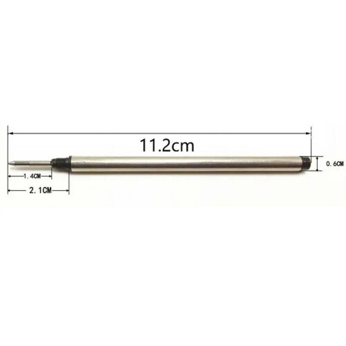 113mmx6mm Ανταλλακτικά στυλό Rollerball με μύτη 0.5 Ανταλλακτικά στυλό Ballpen για Γερμανικό