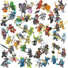 48 Phantom Ninja Minifigures Vs. Basilisk With Weapons Children's Educational Assembly Building Blocks Toys