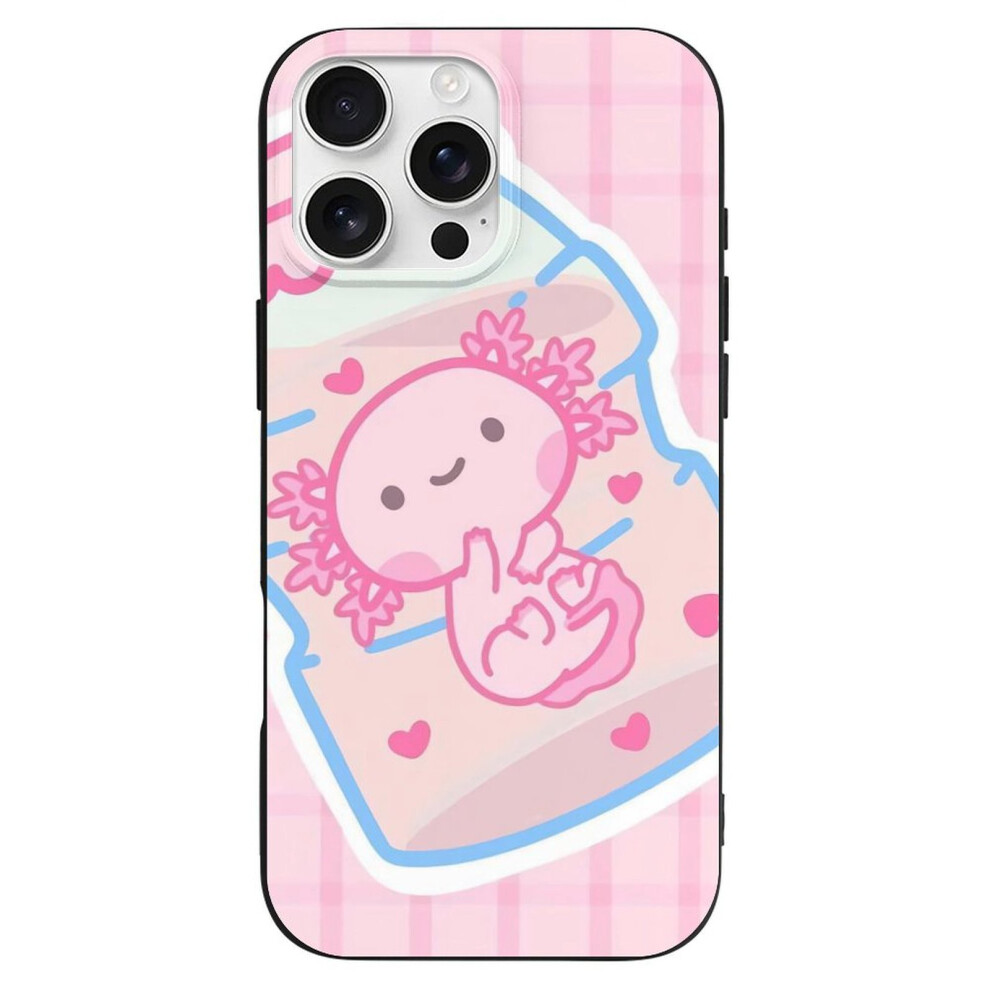 Kawaii Axolotl Tpu Case Compatible With Iphone 16 Pro Max Â Ultra Slim, Shockproof, Anti-Yellowing, Scratch-Resistant, Wireless Charging, Enhanced 9773935617414