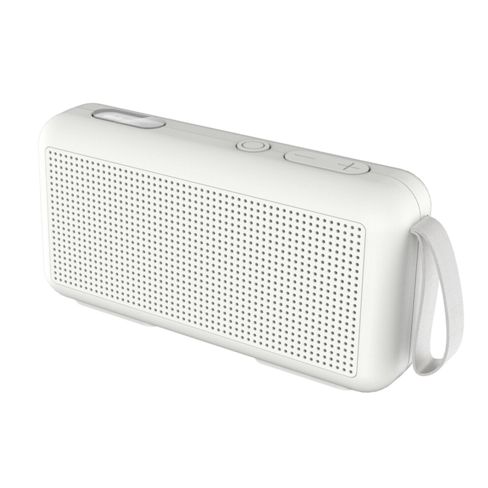 Paveos Portable Bluetooth Speaker, Bluetooth 5.0, Wireless Stereo Pairing, For Home, Outdoors, Travel, White 9773935616912