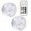 Tarmeek2Pcs Υποβρύχια φώτα LED με μαγνήτες και βεντούζες, 13LED αδιάβροχα φώτα πισίνας με 2
