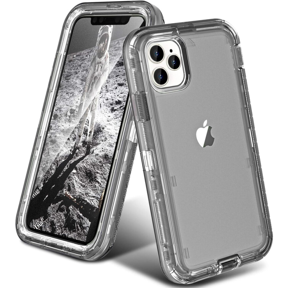 Heavy Duty Shockproof Case For Iphone 11 Pro [5.8"], Anti-Drop, Triple Layer Transparent Back Cover 9773935617421