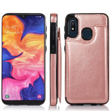 Wallet Case for compatible with Samsung Galaxy A20e / A10e with Card Holder Card Slots Double Magnetic Clasp Kickstand Pu Leather