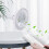 OOKWE10W loftsventilatorlampe E27 LED-lys med B22 til E27-adapterfatning til værelse 3