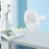 OOKWE10W loftsventilatorlampe E27 LED-lys med B22 til E27-adapterfatning til værelse 8