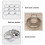 2pcs Round Pizza Saucing Ring Heat-resistant Pizza Muffin Ring Pizza Baking Tool 5