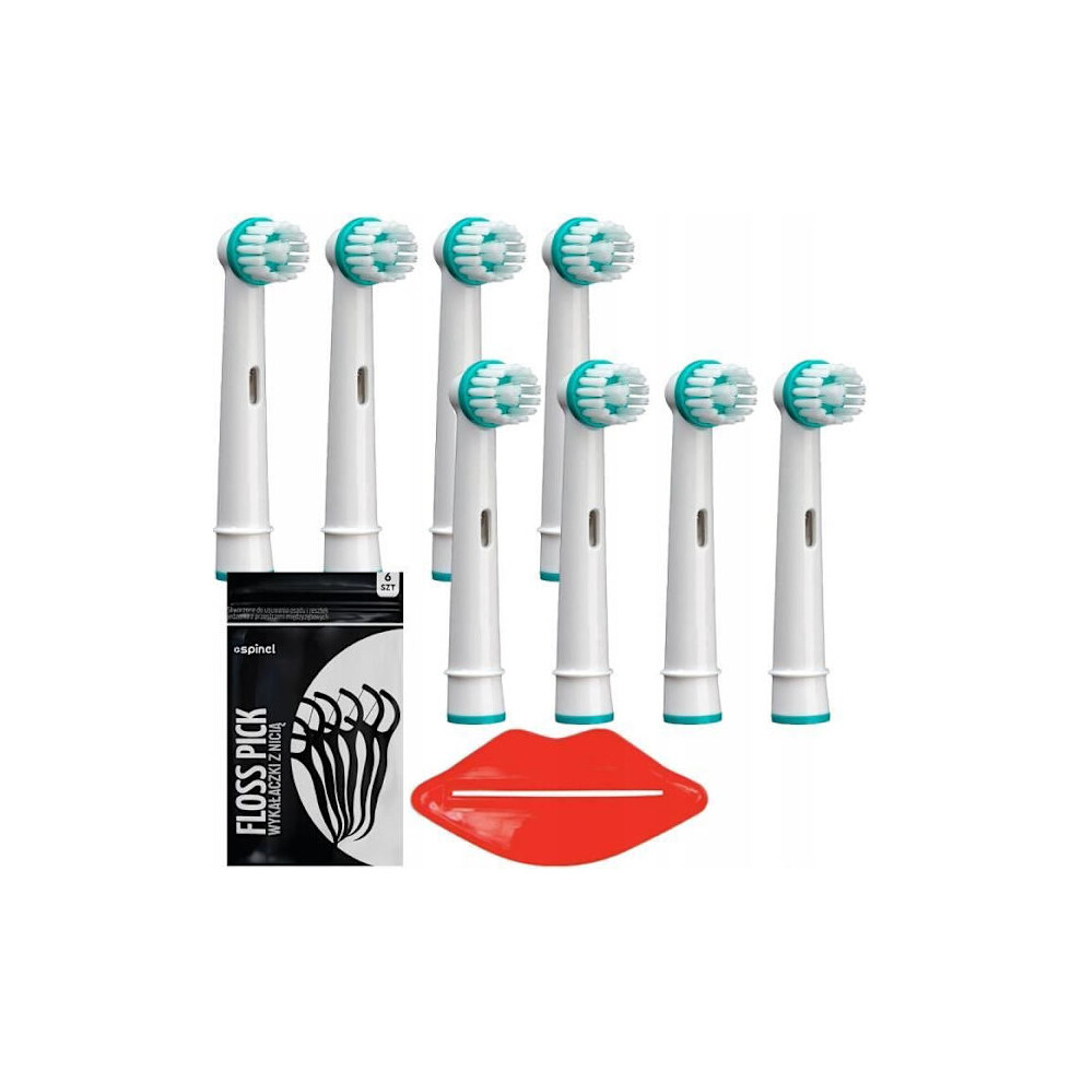 Toothbrush heads - Oral B - Ortho Care - Pack of 8 - Special for braces - Effective cleaning