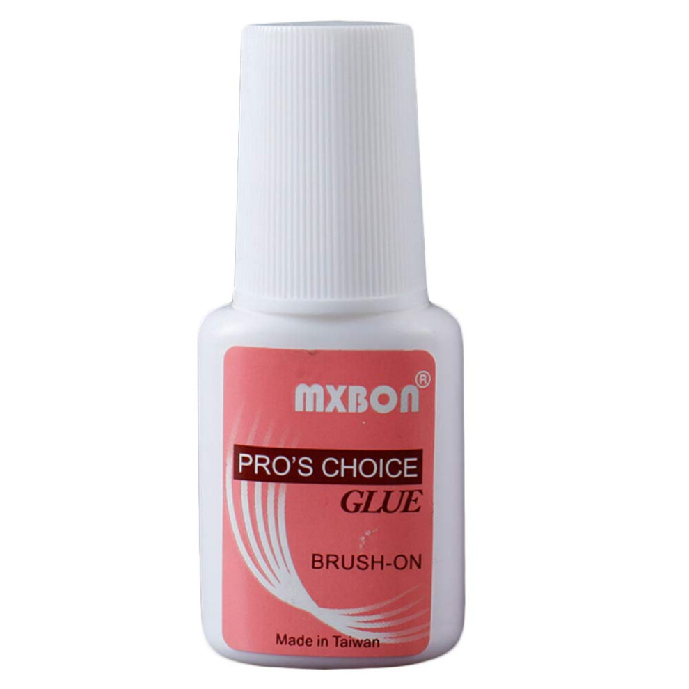 Nail Glue with Brush for False Nails, 7g Strong Nail Adhesive for Nail Art Decorations