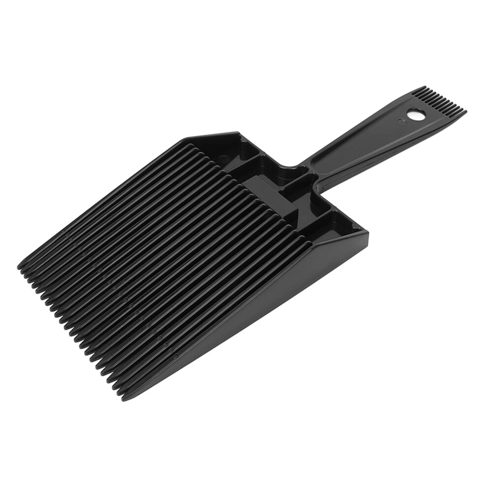 Unisex Flat Hair Comb With Precision Guide And Ergonomic Contour For Professional Barber Cutting
