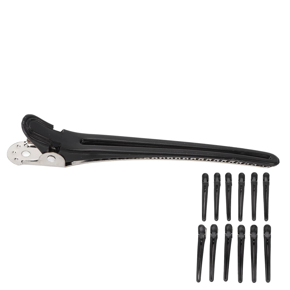 Unisex Duckbill Hair Clips For Stylists And Barbers, Nonslip Sectioning With Seamless Snag Finish