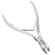 Professional Stainless Steel Cuticle Nipper with Sharp Blades for Manicure and Pedicure Silver Ref: 3249