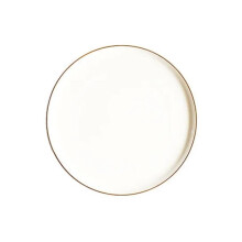 Large Cake Serving Plate 8 Inch White for Parties Outdoor Tableware Fruit Salad Vegetable Bowls