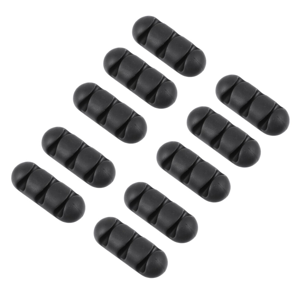 Cable Organizer Clips 10Pcs Set For Desk Management, Adhesive Wire Holders For Usb Cables And Headphones 9365369138353