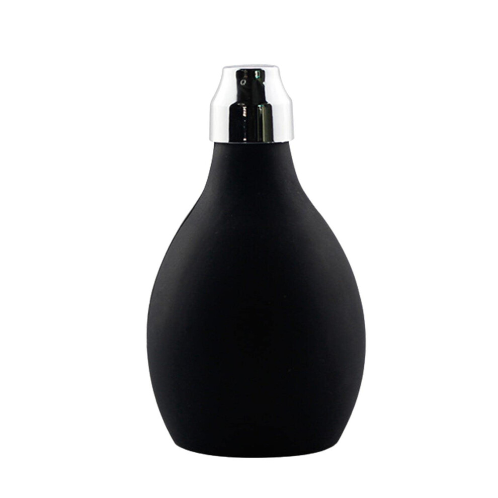 Hair Fiber Applicator Bottle with Precise Powder Control, Refillable Silicone Dispenser for Barbers