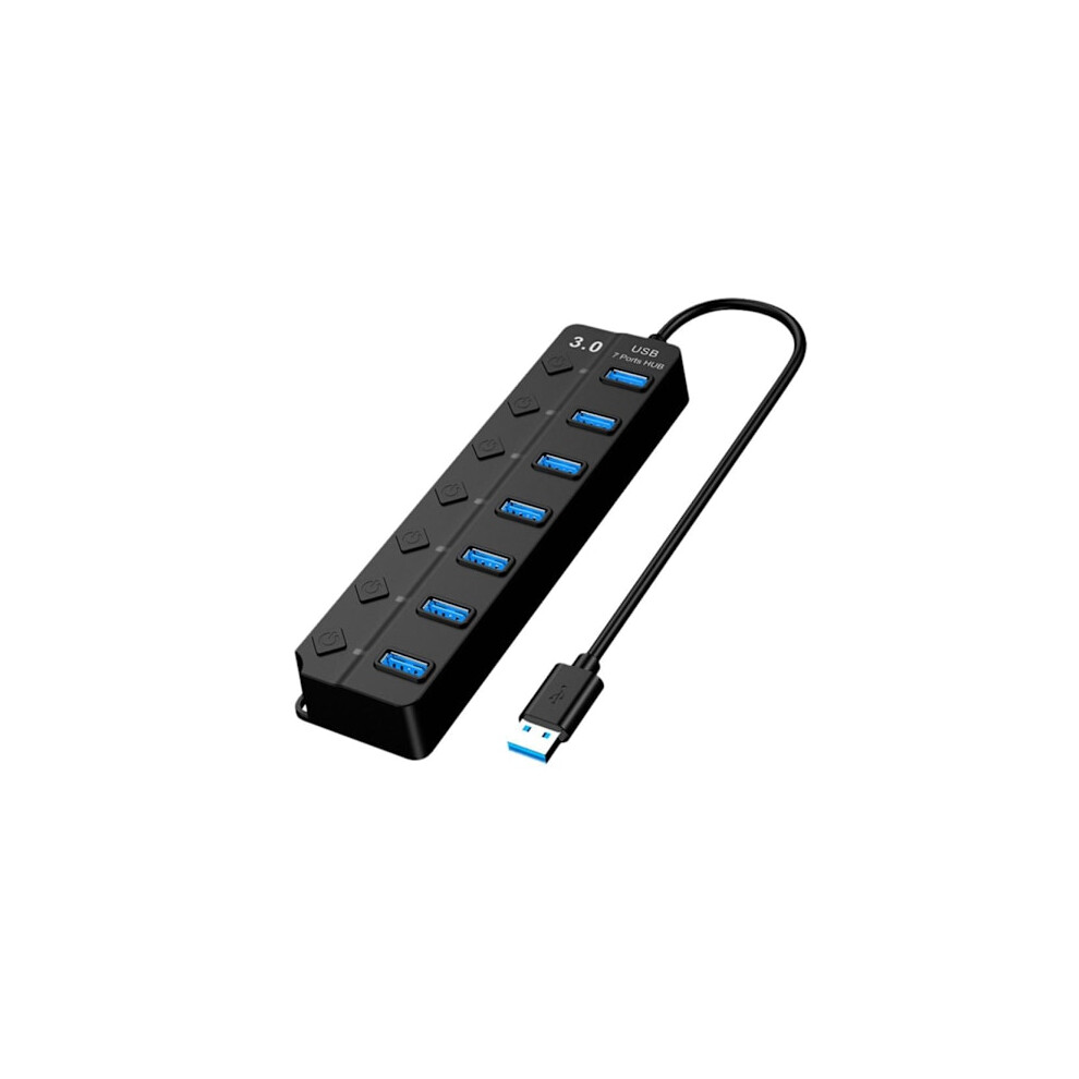 Hub Splitter Extender 7-Port Usb3.0 Adapter High Speed Splitter Notebook One-To-Four Extender 3 R1u2 9773935411111