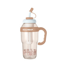 WRXMIJNHGSA Wasserflasche mit Griff und große Wasserflaschen für Mädchen mit Deckel, 40oz Sport-Wasserflasche für Fitnessstudio