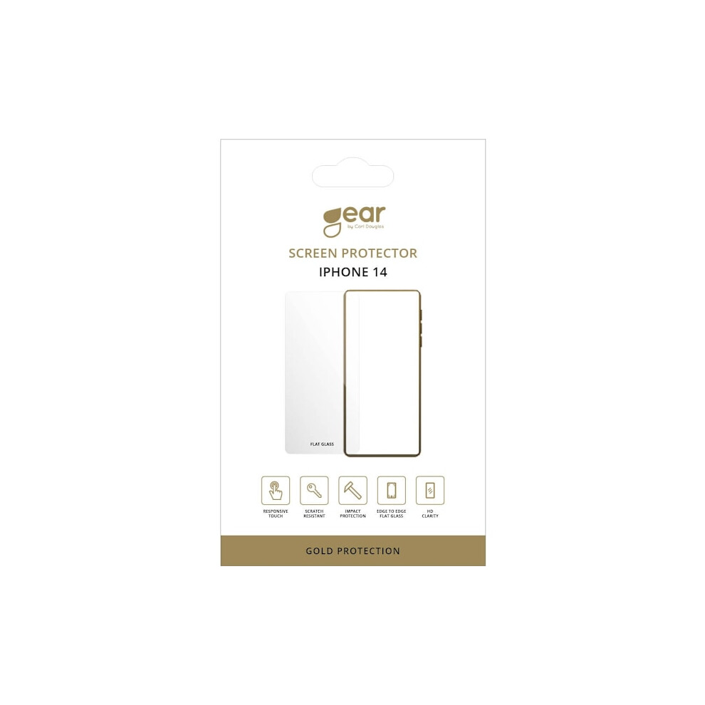 Gear Compatible With Iphone 14 Screen Protector 2.5D Full Coverage Tempered Glass 9773935412286