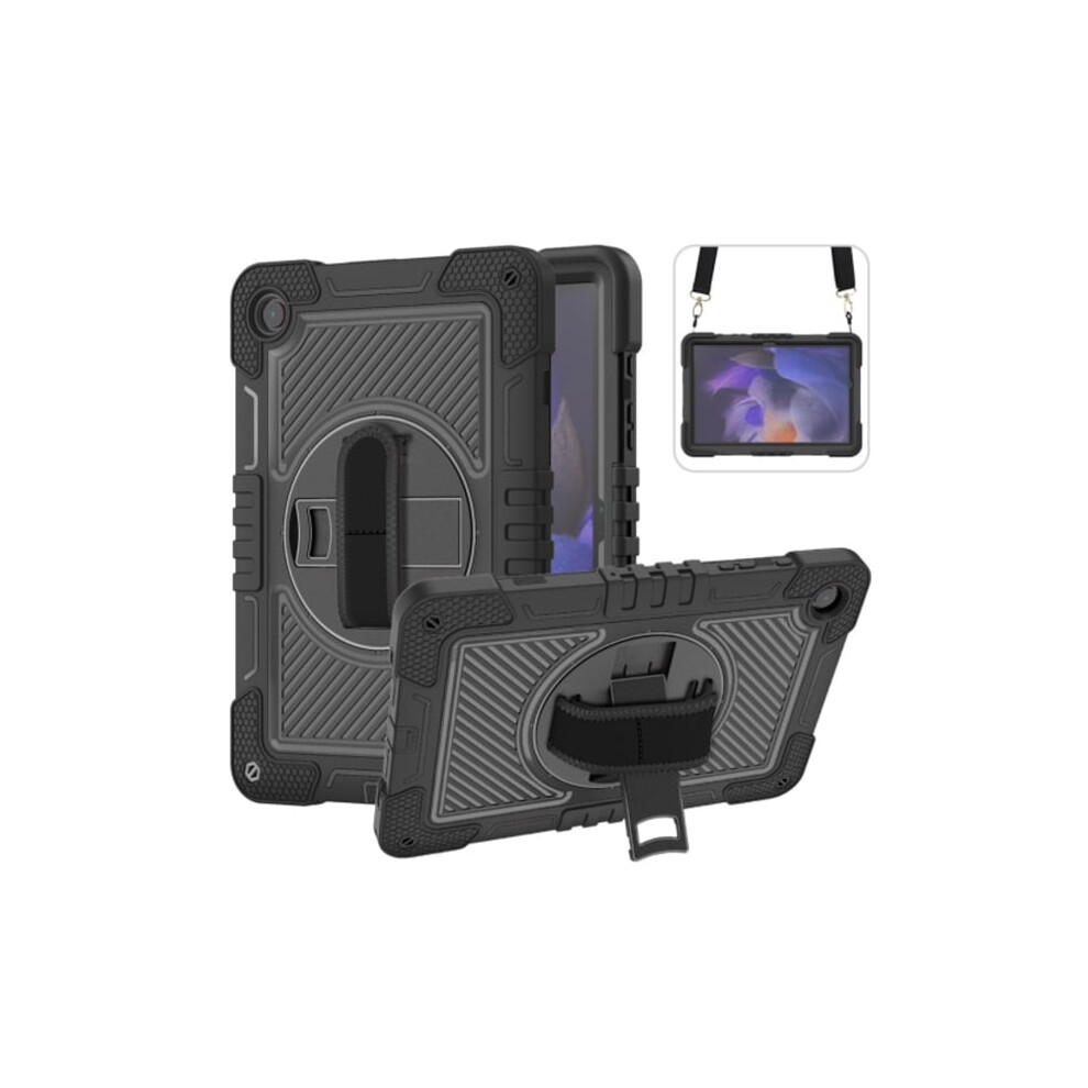 Compatible With Samsung Galaxy Tab A9+ Case In 360 Degree Rotation Design Of Pc And Silicone Black 9773935412330