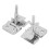 2pcs Butterfly Frame Hinge Clamp Durable Silk Screen Printing Hobby Printer 2