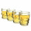 Ποτήρι σφηνάκι Skull Head Crystal Clear Skull Whiskey Vodka, 8 τεμάχια 2