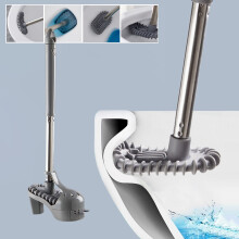 Ympuoqn WC-Reinigungsbürste mit Sockel – Ergonomischer langer Griff, Tiefenreinigung, 50 x 5 cm, Design mit hohem Absatz, Sonderangebot