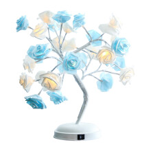 Luminária de mesa YOBOLK em promoção, com lindo buquê de rosas e luzes LED em formato de árvore, ideal para festas, casamentos e decoração de