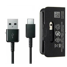 Dois (2) cabos originais compatíveis com Samsung para carregamento de dados USB-C