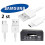 Zwei (2) originale, mit Samsung USB-C kompatible Daten- und Ladekabel 2