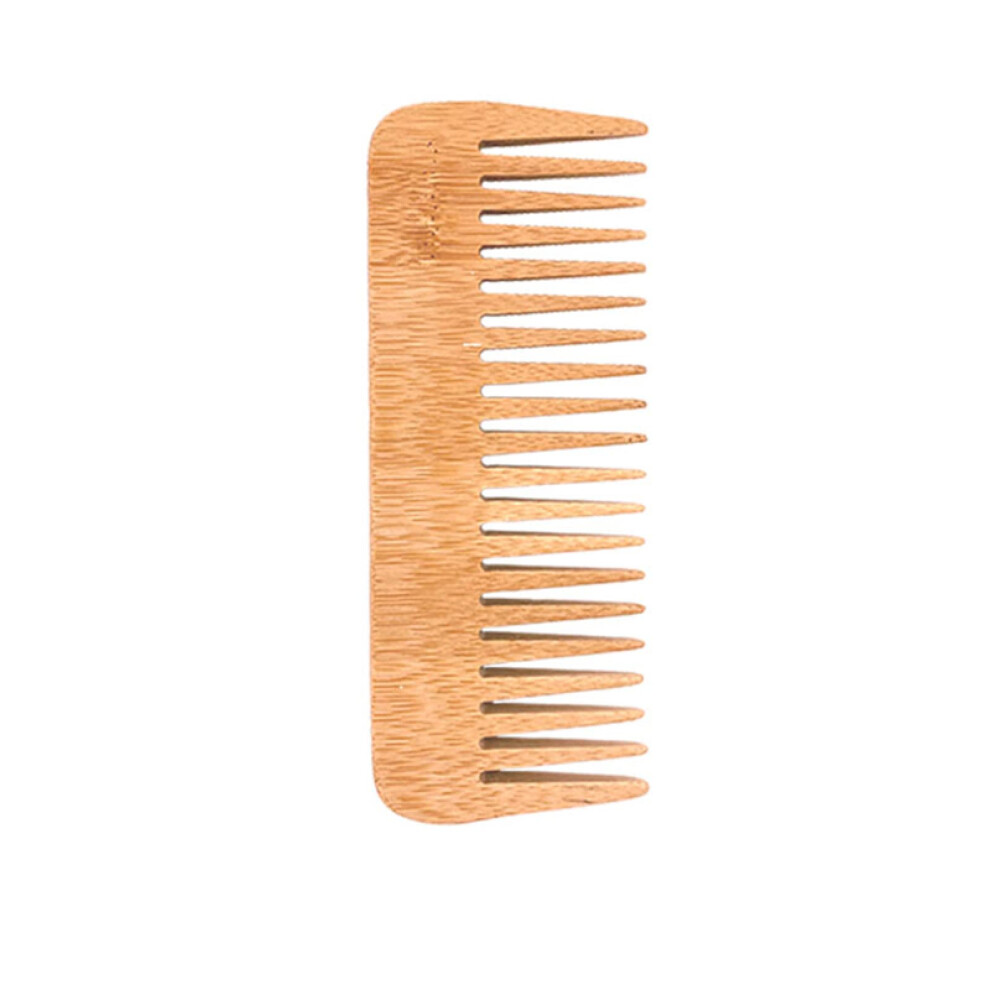 Bamboo Hair Comb AntiStatic Performance Smooth Detangling Teeth Durable Wooden Design for Styling