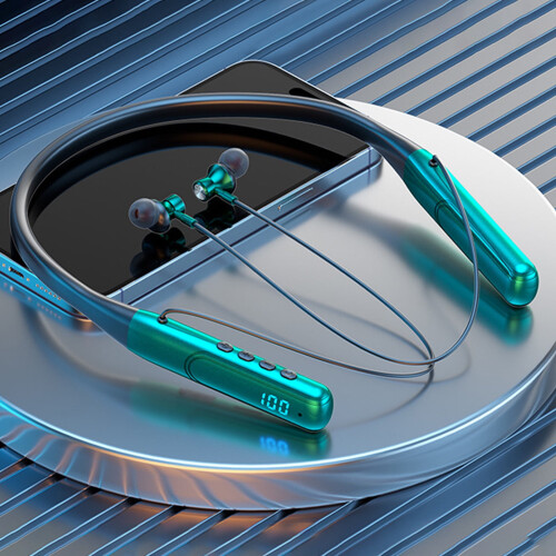 Ακουστικά Bluetooth Jacenvly Over-Ear με ψηφιακή οθόνη, ασύρματα ακουστικά παιχνιδιών για 1