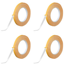 Strong Double Fiber Mesh Tape New Double Tape Heavy Duty Fiberglass Mesh Double Stick Tape Clear Tape For Making DIY Crafts *4PCS