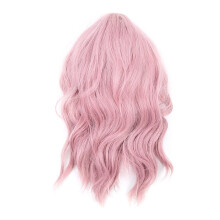Pelucas rizadas Dekaim Short Bob Parochne Pink Bob Pelucas pre ženy