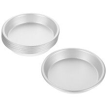 6 ks hliníkových plechov na pečenie, malé dezertné košíčky, kovové formy na muffiny a formy na torty
