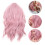 Parrucche rizadas Dekaim Parrucche corte Bob Parrucche rosa Bob per mujer 7