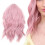 Parrucche rizadas Dekaim Parrucche corte Bob Parrucche rosa Bob per mujer 8